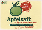 Apfelsaft von Äpfeln vom Obsthof Korn