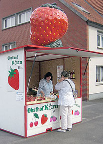 Verkaufsstand Obsthof Korn